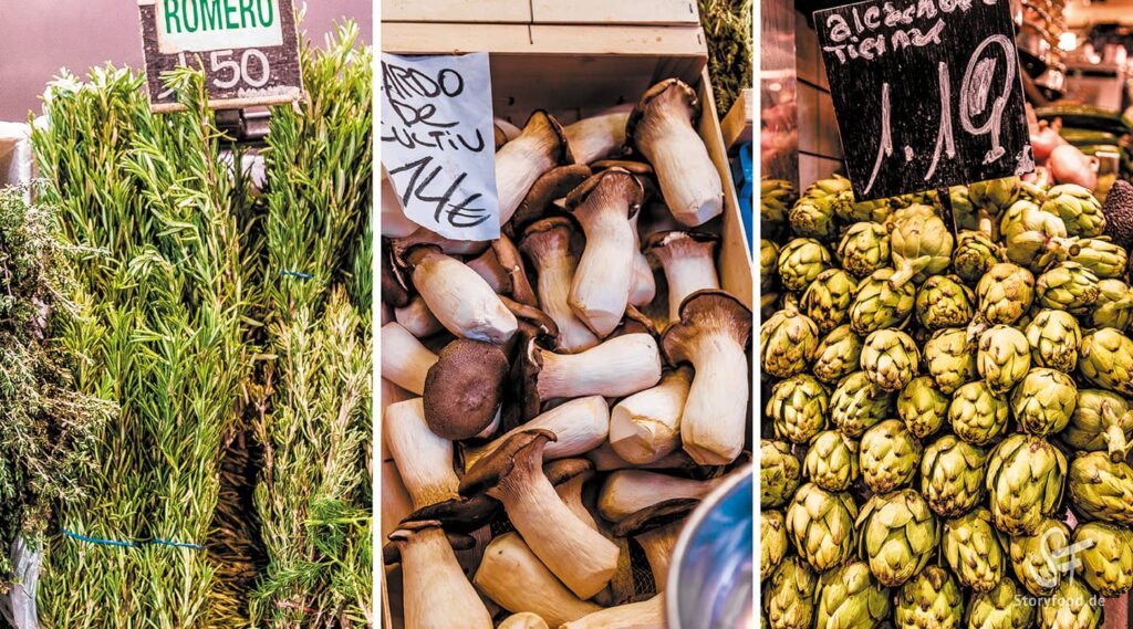 Barcelona Mercat la Boqueria Gemüse