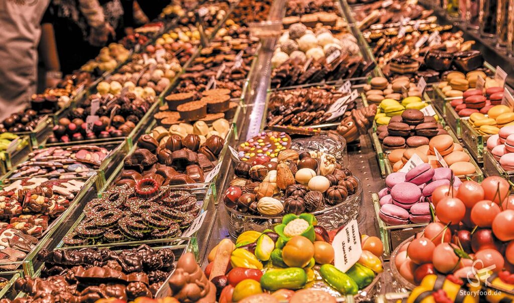 Barcelona Mercat la Boqueria Schokolade